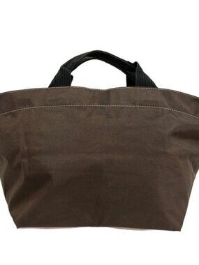 Herve Chapelier Nylon Boat Type Tote L Brown Pink Beige Cordura Nylon Handbag